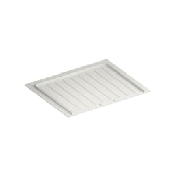 White Flexible Polymer Trim-to-Fit Drip Tray for 27" - 30" Sink Base Cabinets