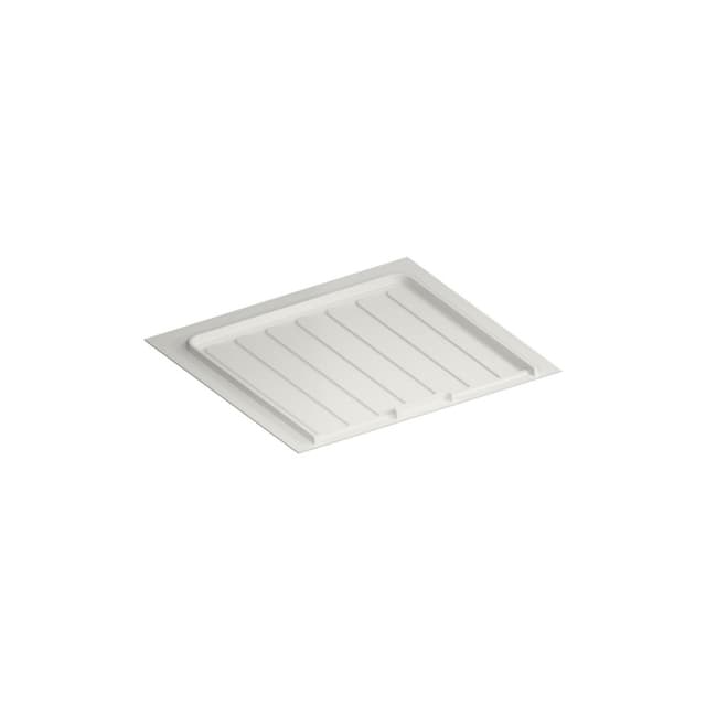 Rev-A-Shelf SBVDT White Polymer Trim-to-Fit Drip Tray for 21" - 24" Vanity Sink Base Cabinets
