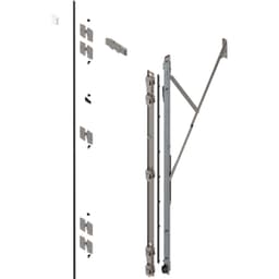 REVEGO duo Right Hand Hinge Bracket Set with TIP-ON, Zinc-Plated, 1800mm