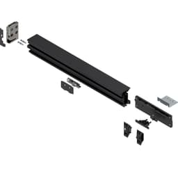REVEGO duo Right Assembly Set for 800mm Single/Double Door Combined, Black, 542mm