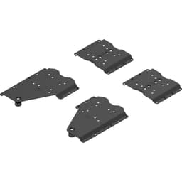 REVEGO duo Pocket Connector Set with Toe Kick, Black, 18mm - 19mm Thickness