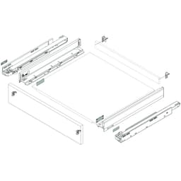 Legrabox Front Fixing Bracket for N-Height 2-5/8", Orion Gray, Expando