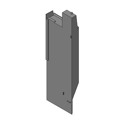 Blum LEGRABOX C-Height Interior Front Fixing Bracket, Silk White Matte, ZI7.3CW0