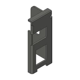 Legrabox Rear Bracket for N-Height Drawer Members, Orion Gray