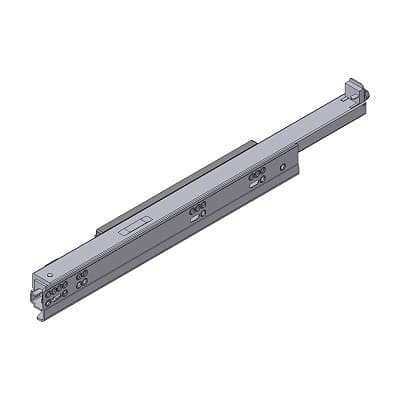 Blum MOVENTO 21" Soft-Close Blumotion  Full Extension Undermount Drawer Slides, Roller Bearing Zinc - 7695330S