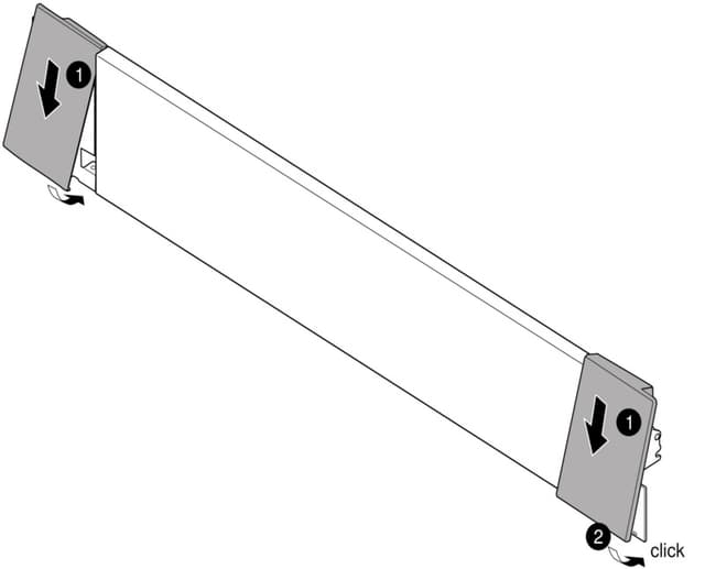 Blum LEGRABOX Interior Roll-Out Front Fixing Bracket Set