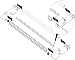 Legrabox Interior Front Fixing Bracket for C-Height 7", Stainless Steel