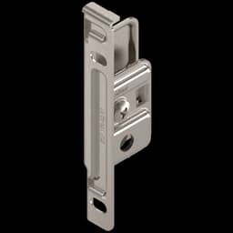 Metabox 320MH/K and 330M/H Left-Hand Standard Front Fixing Bracket, Screw-On, 3-3/8", Nickel-Plated, ZSF1700R