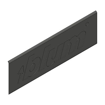 Blum 770M4002S LEGRABOX 16" M Height (3-9/16") Drawer Profile, BLUMOTION, Orion Gray