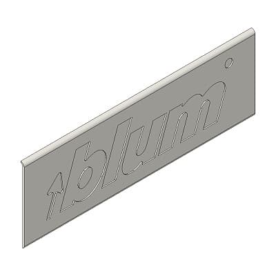 Blum LEGRABOX Drawer Member, F-Height, Stainless Steel