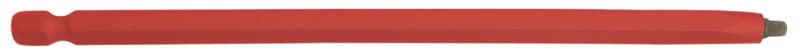 #2 x 6" Square Drive Power Bit, 2 Piece Bit, Red Painted (10/Box)