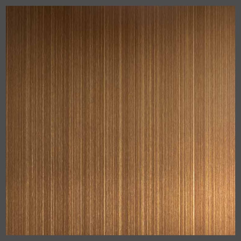 Chemetal 305S Antique Brushed Dark Brass Metal Laminate 24" x 120", C305S002