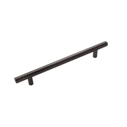 Hickory Hardware Bar Pulls Series 5-1/16" (128 mm) Center to Center Brushed Black Nickel Pull, - HH075595-BBLN
