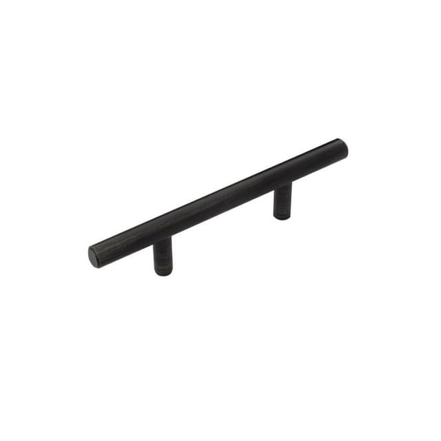 Belwith Keeler Bar Pulls Series 3" (76 mm) Center to Center Brushed Black Nickel Pull, - HH075593-BBLN
