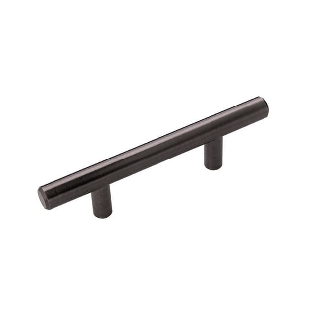 Belwith Keeler Bar Pulls Series 2-1/2" (64 mm) Center to Center Brushed Black Nickel Pull, - HH075592-BBLN