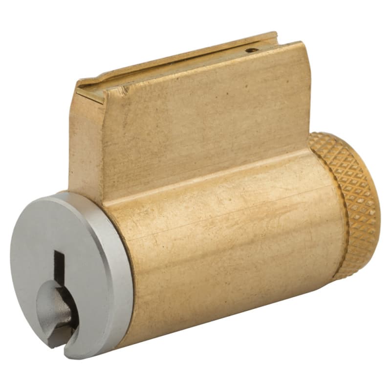 Schlage C Keyway Only Compatible Cylinder Horizontal Driver, Satin Chrome, Keyed to KA102 Key