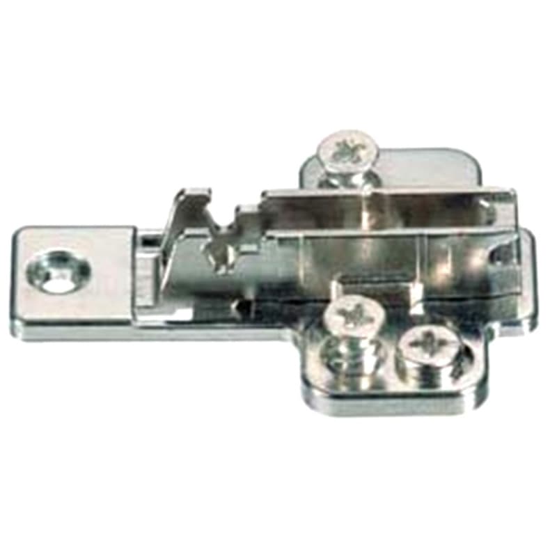 Grass Nexis Cam Adjustable Wing Mounting Plate, 3-Point Fixing, Nickel-Plated, Screw-On, 8mm