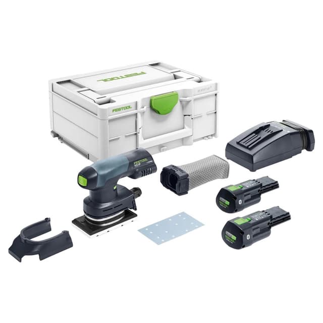 Festool, Orbital Sander, Corded/Cordless, 80mm x 130mm, 18V 3.0Ah, 577688