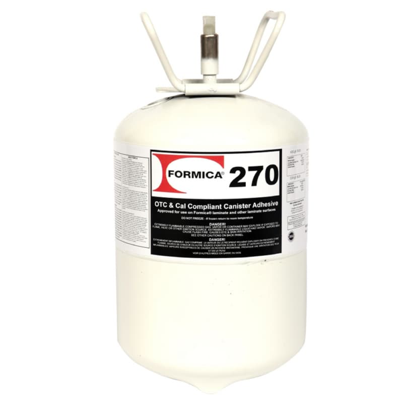 F270 Canister Contact Adhesive, Clear, 27lb Canister