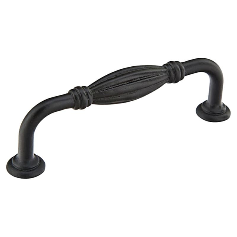 Emtek Tuscany Bronze fluted pull 10"CC 86223MB