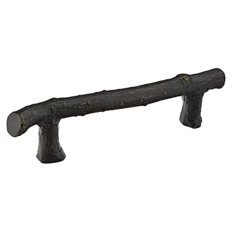Emtek Sandcast Bronze Twig Pull 6 inch C-C