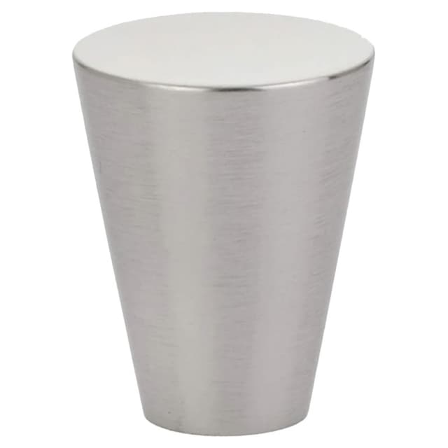 Emtek Contemporary Cone Knob, 1" Diameter, Unlacquered Brass - 86261US3NL