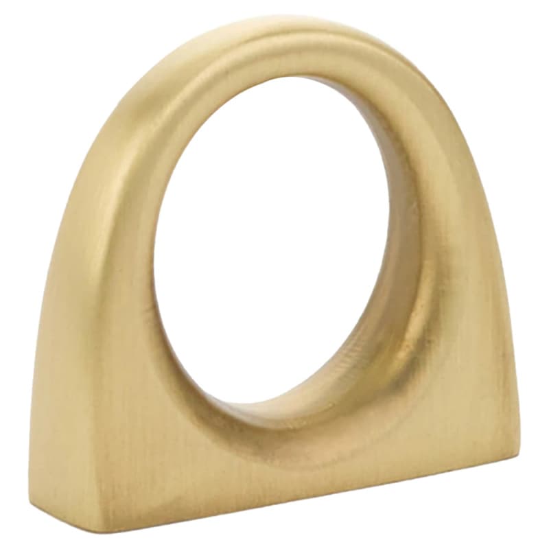 Emtek contemporary ring knob 3/8 inch satin nickel