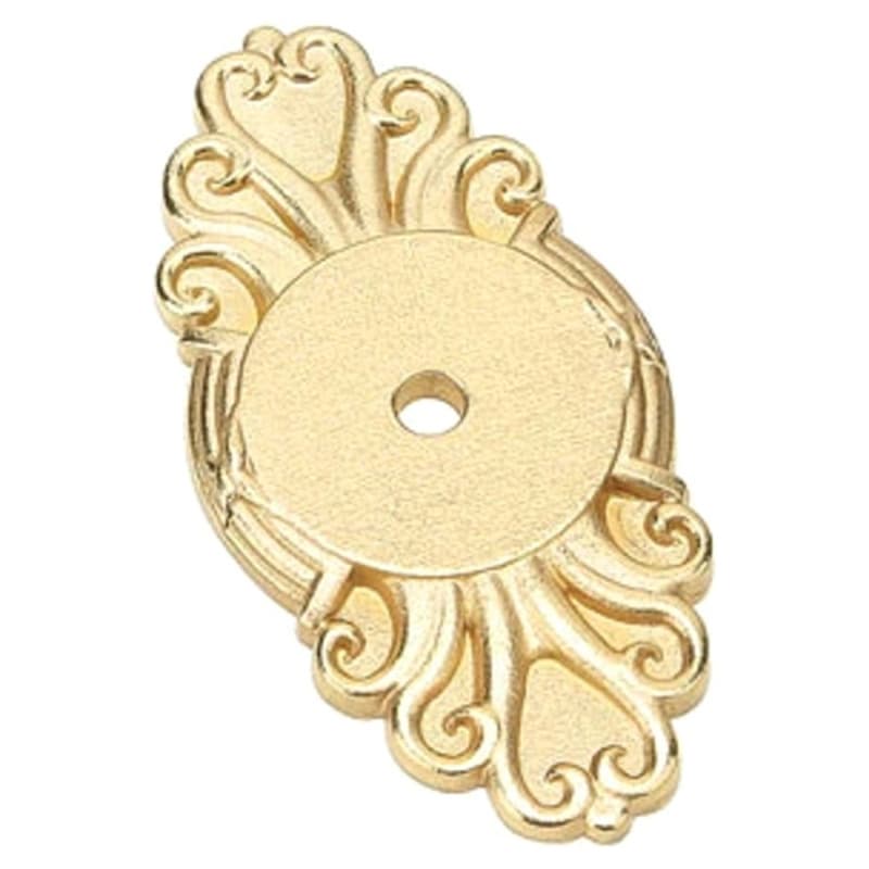 Emtek ribbon and reed backplate 2-1/2 in brass
