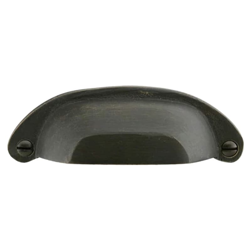 Emtek Sandcast Bronze Ranch Bin Pull 3 inch CC