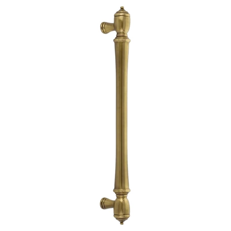 Emtek Traditional Appliance Pull 12" (305 mm) Center to Center, Unlacquered Brass, 86343US3NL
