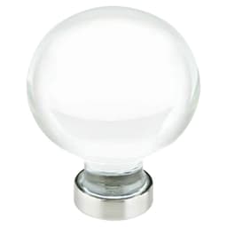 Emtek Bristol Glass Knob, 1-1/4" Diameter, Glass/French Antique - 86395US7