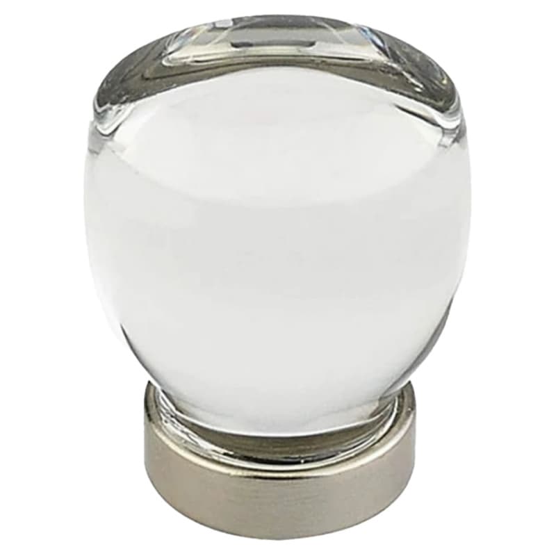 Emtek Juneau Glass Knob, 1-1/8 in, US26