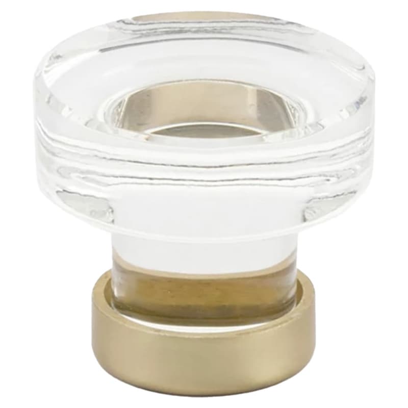 Emtek Grayson glass knob 1-1/4 in 86569US10B