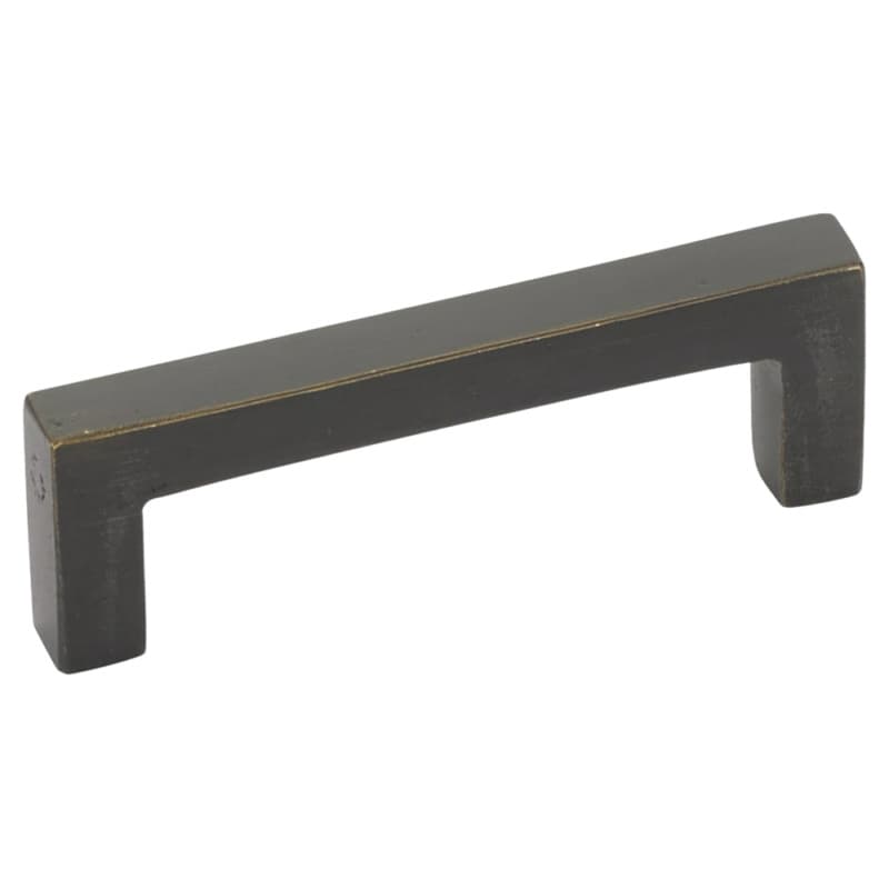 Emtek Sandcast Bronze Rustic Modern Pull 4"CC