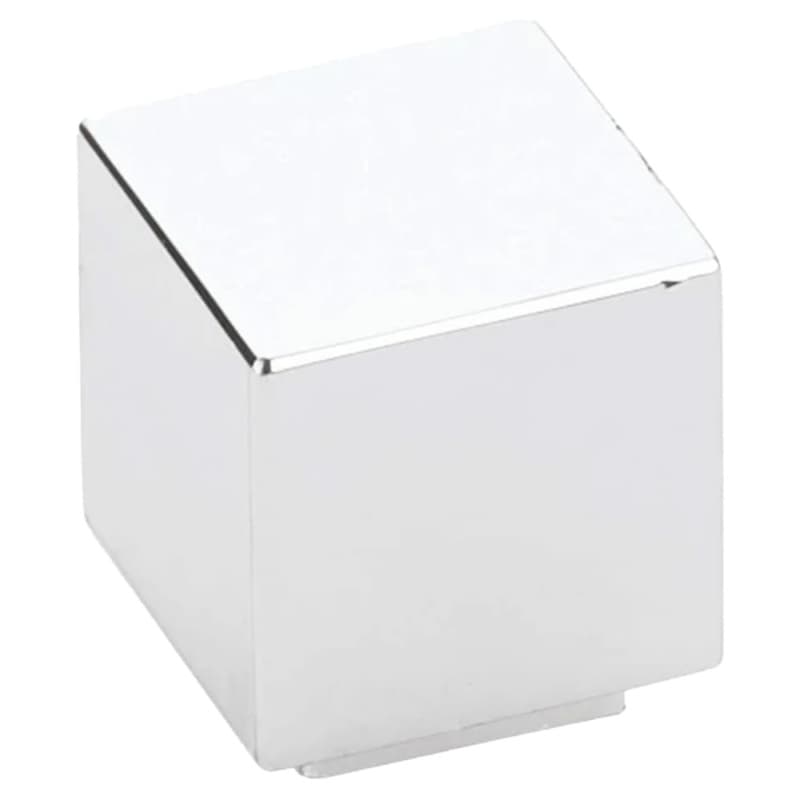 Emtek Modern Rectangular Allerton Knob polished chrome