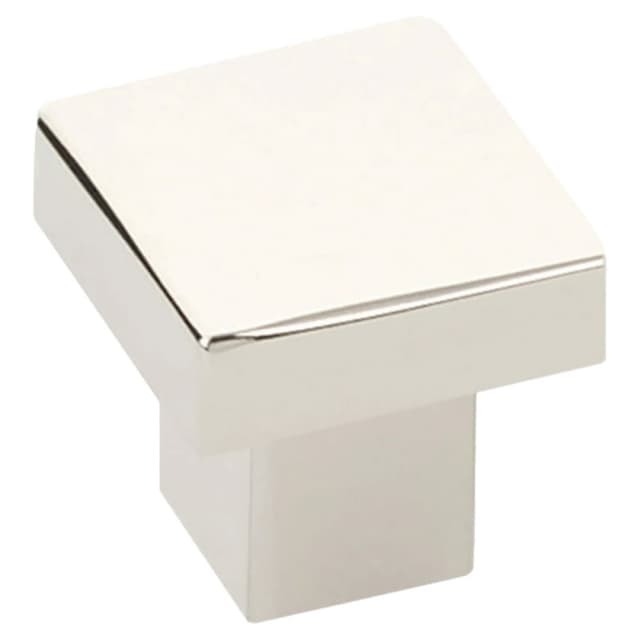 Emtek Modern Rectangular Hunter Knob, 1-5/8" Diameter, Polished Nickel - 86703US14