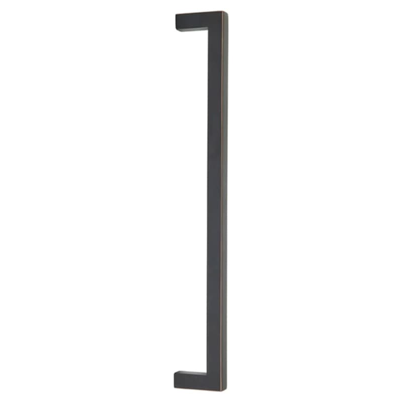 Emtek Modern Rectangular Warwick Appliance Pull, 18"CC, Oil Rubbed Bronze - 86712US10B