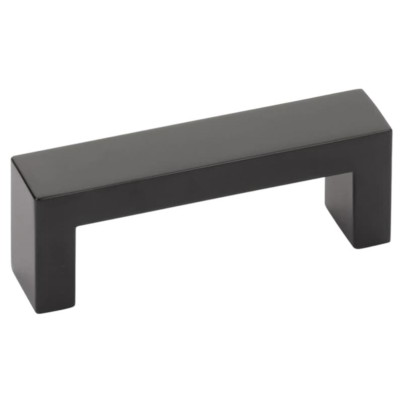 Emtek Modern Rectangular Keaton Pull, 12"CC, Polished Chrome - 86720US26