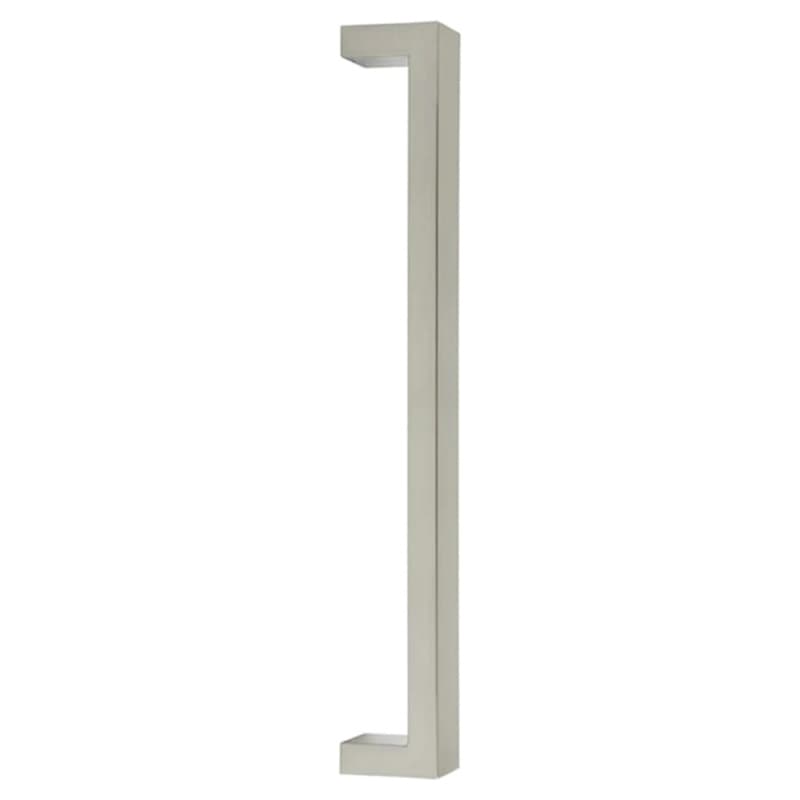 Emtek Modern Rectangular Keaton Appliance Pull, 12"CC, Satin Nickel - 86721US15