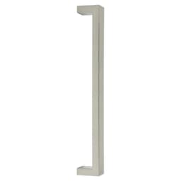 Emtek Modern Rectangular Keaton Appliance Pull, 12"CC, Satin Nickel - 86721US15