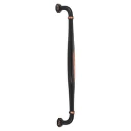 Emtek Transitional Heritage Blythe Appliance Pull, 18"CC, Oil Rubbed Bronze - 86911US10B