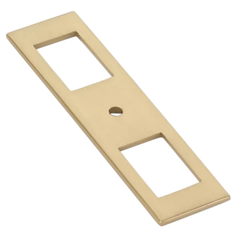 Emtek Modern Backplate Backplate/Knobs 4" (102mm) Long Polished Chrome, 86921US26