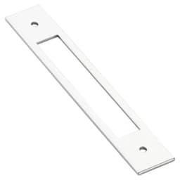 Emtek Modern Backplate for Pull, 4"CC, Polished Chrome - 86922US26