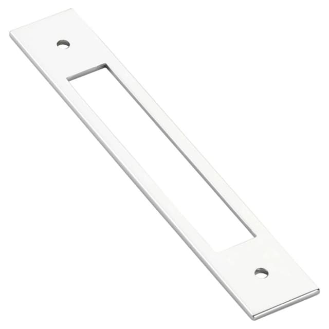 Emtek Modern Backplate for Pull, 4"CC, Polished Chrome - 86922US26