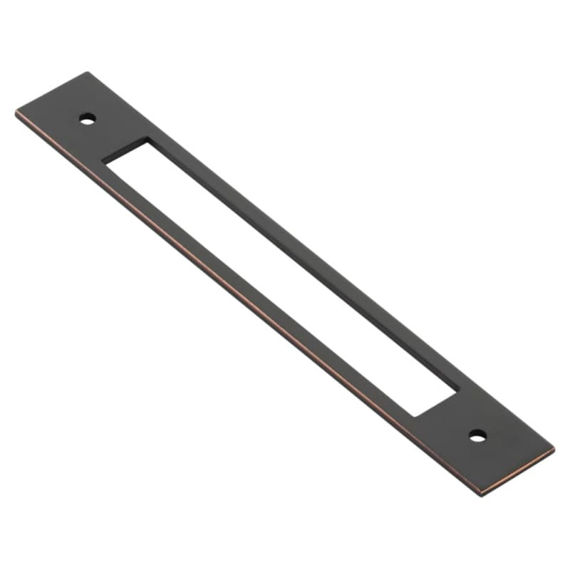 Emtek Modern Backplate for Pull, 6"CC, Oil Rubbed Bronze - 86924US10B