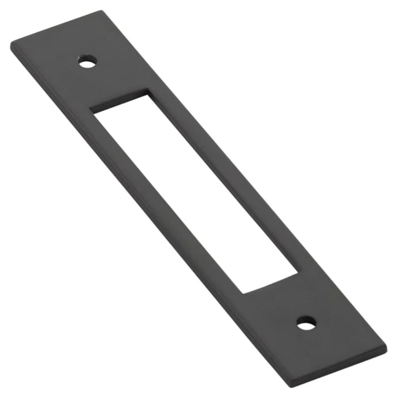 Emtek Modern Backplate for Pull, 8"CC, Satin Nickel - 86925US15