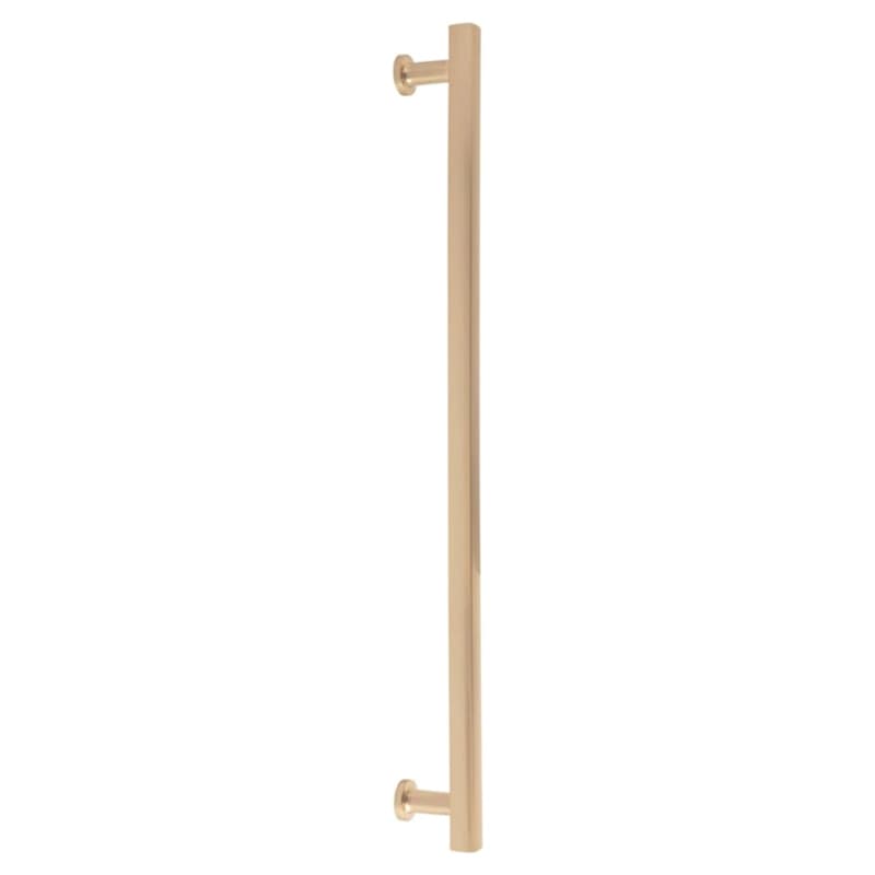 Emtek Urban Modern Freestone Appliance Pull, 12"CC, Satin Brass - 87001US4