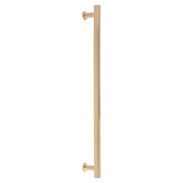 Emtek Urban Modern Freestone Appliance Pull, 12"CC, Satin Brass - 87001US4