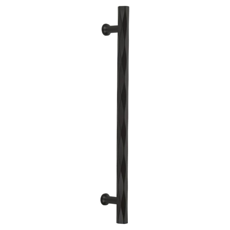 Emtek Art Deco Tribeca Appliance Pull, 12"CC, Flat Black - 87005US19