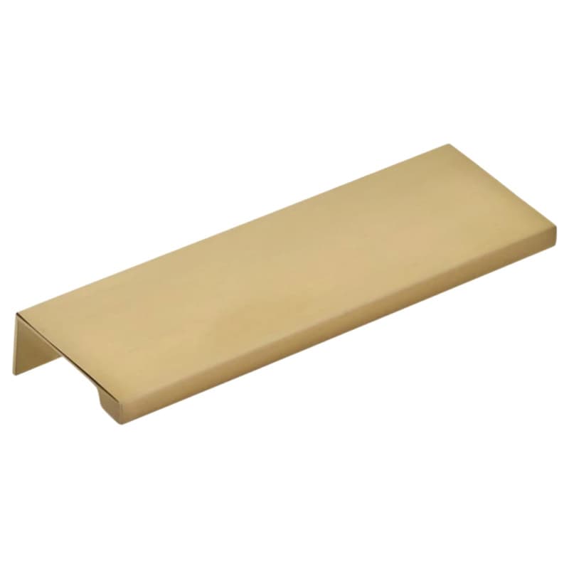 Emtek Contemporary Edge Pull, 6"CC, Polished Nickel - 87120US14